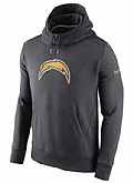 Men's San Diego Chargers Nike Championship Drive Gold Collection Hybrid Fleece Performance Hoodie Charcoal FengYun,baseball caps,new era cap wholesale,wholesale hats